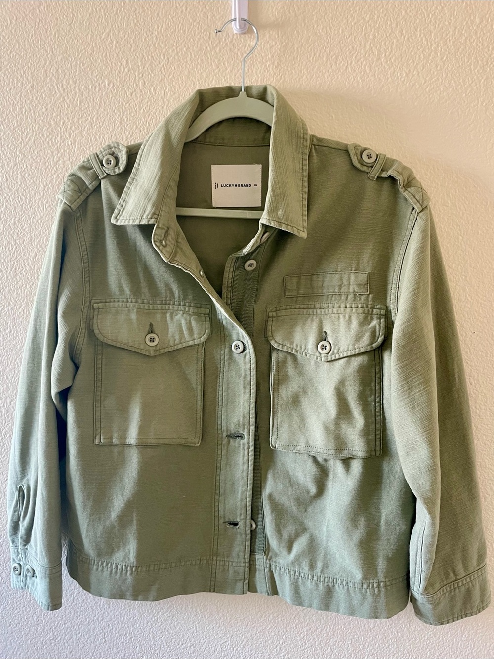 Lucky Brand Olive Green Utility Jacket